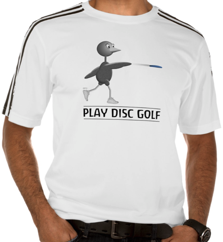 Disc Golfing Bird T-shirt