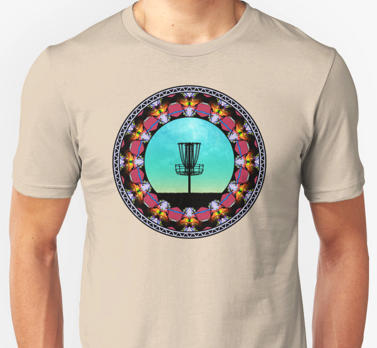 Frisbee Disc Golf Basket T-shirt