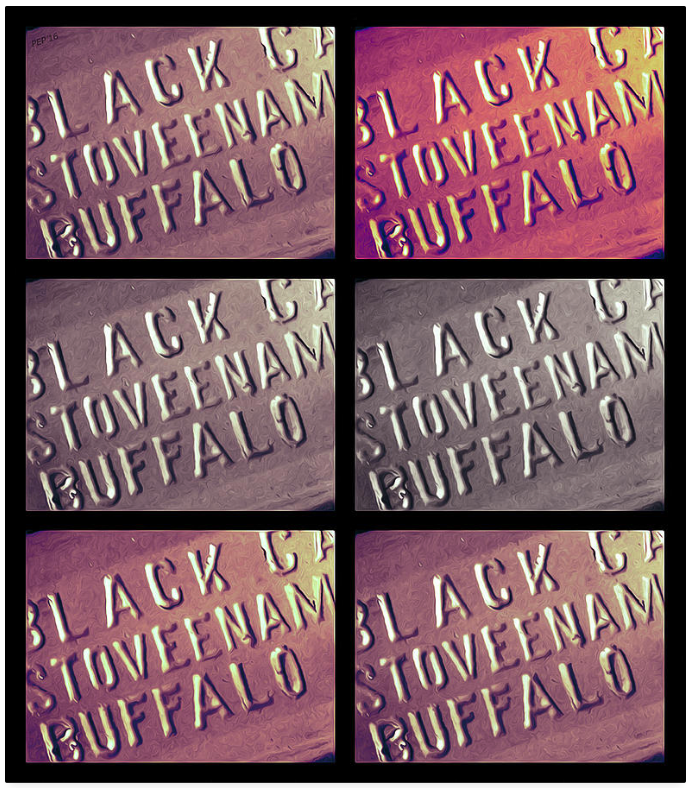 Black Cat Stove Enamel Graphic