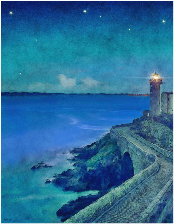 Harbor Lighthouse At Dusk