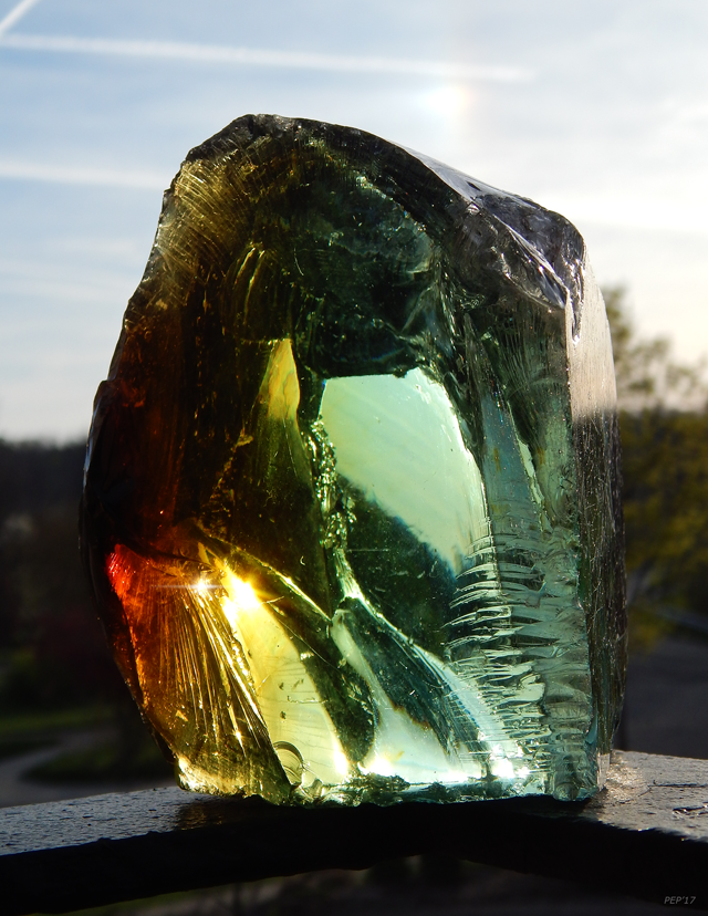 Chunk of Green Glass