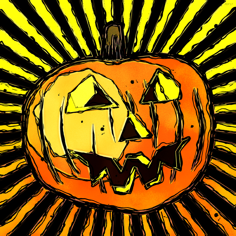 Scary Halloween Pumpkin