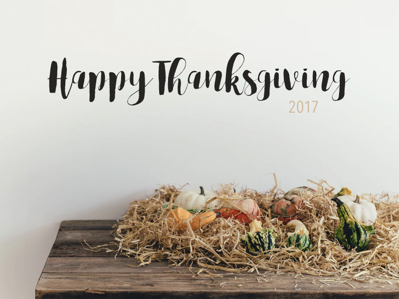 Happy Thanksgiving 2017