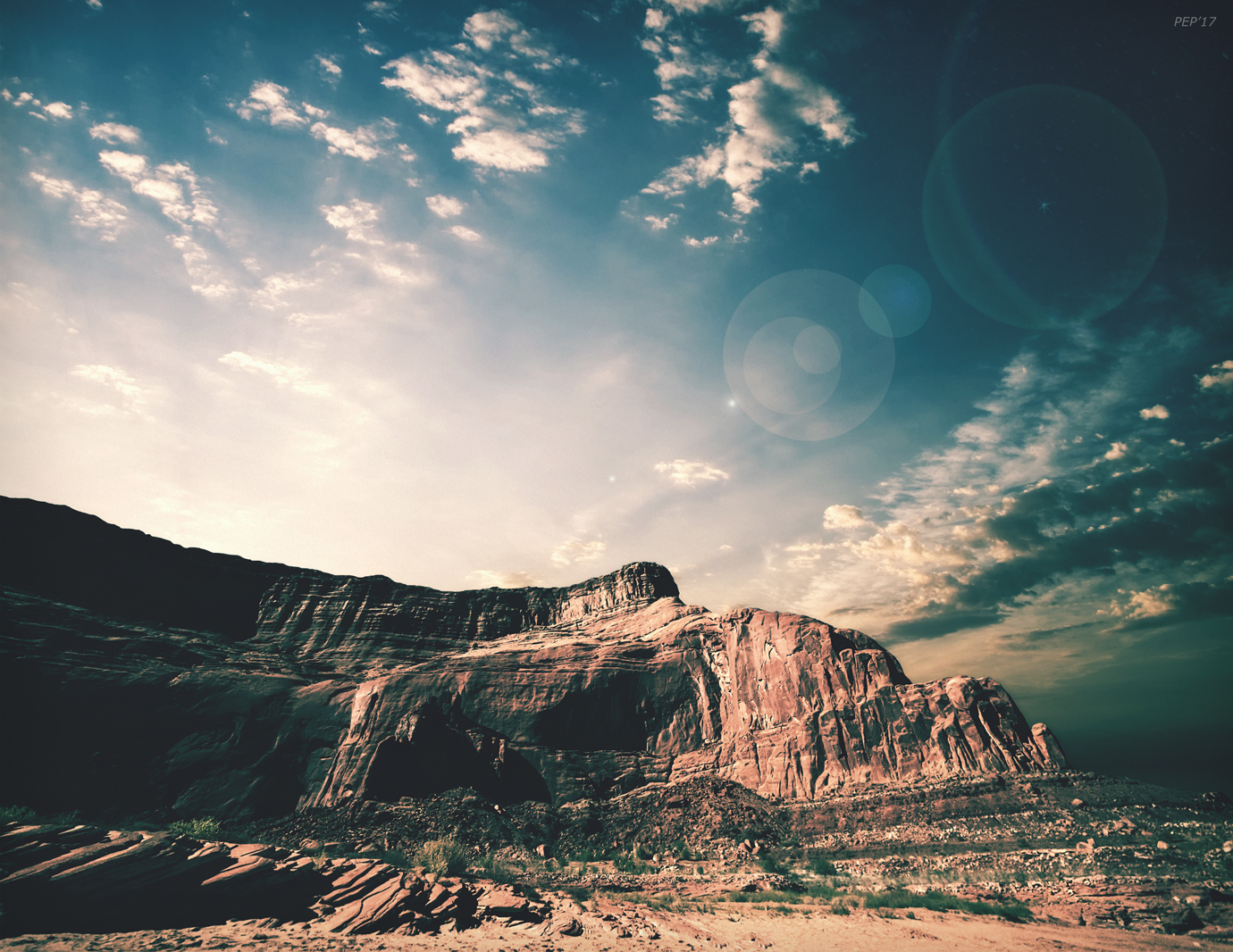 Southwestern Desert Sunset