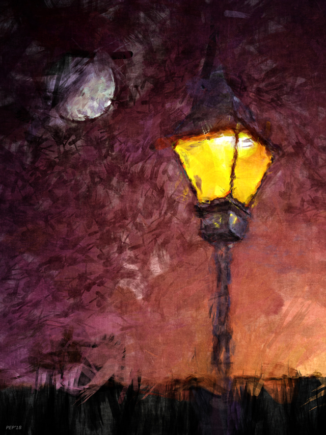 Lamp And Moon