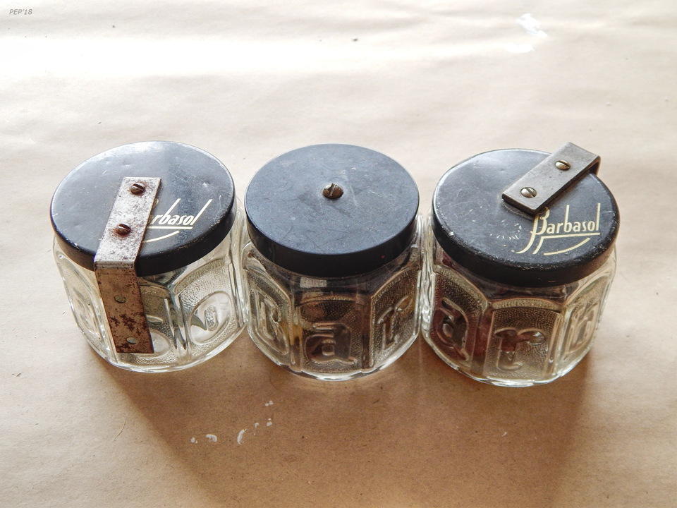 Vintage Shaving Cream Jars