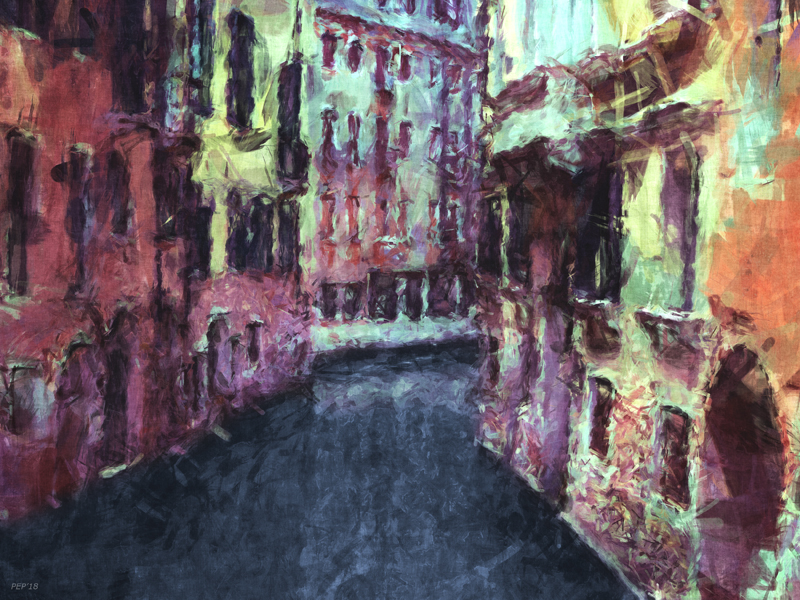 Buildings Along A Venice Canal
