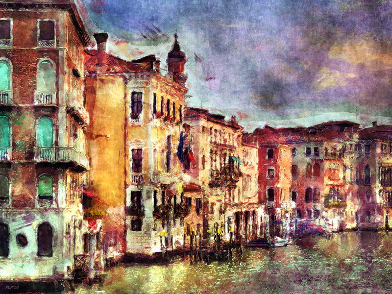 Colorful Venice Canal