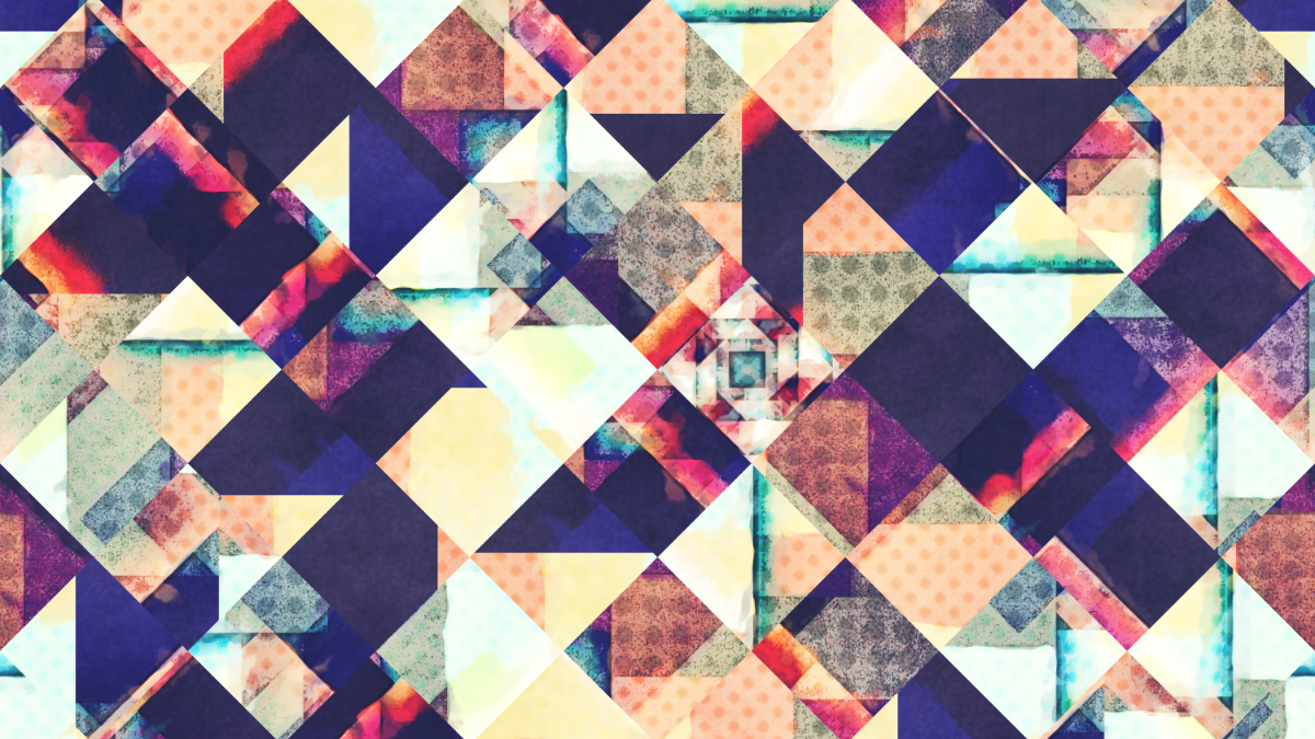Geometric Grunge Pattern