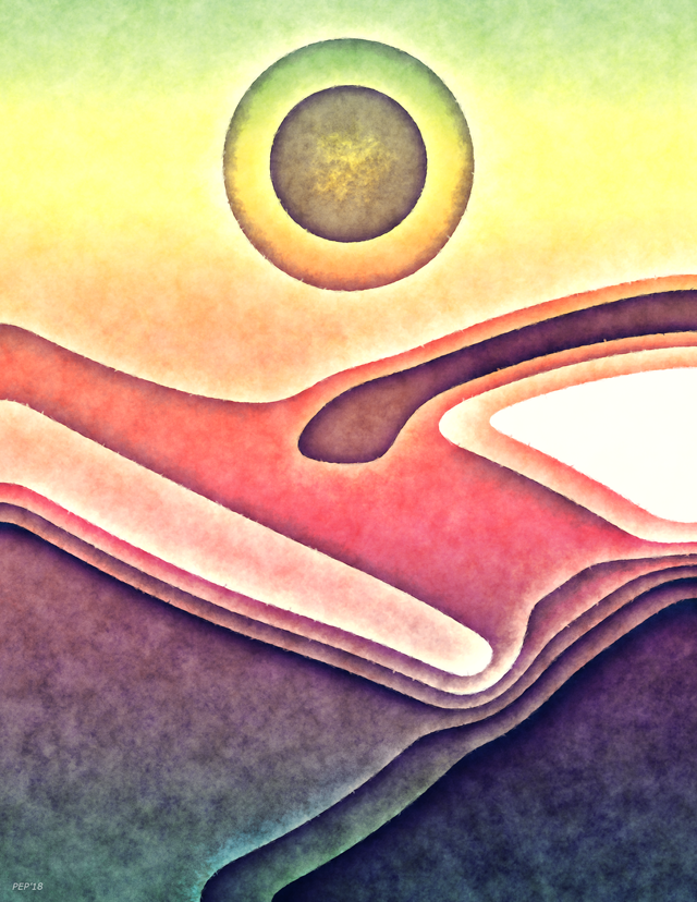 Textured Layers Landscape