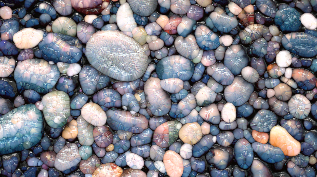 Abstract Beach Stones
