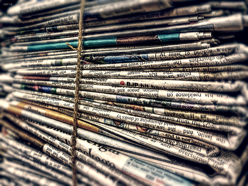 A Bundle of Newspapers
