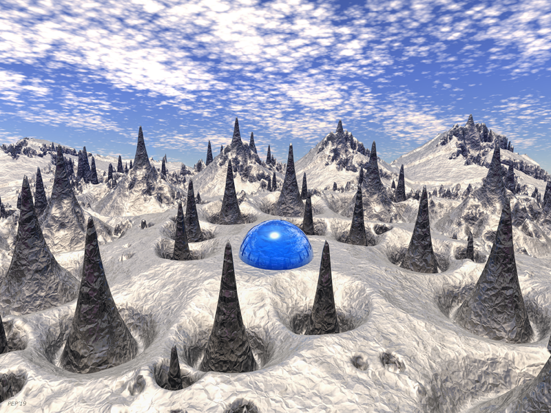 Metallic Sci Fi World