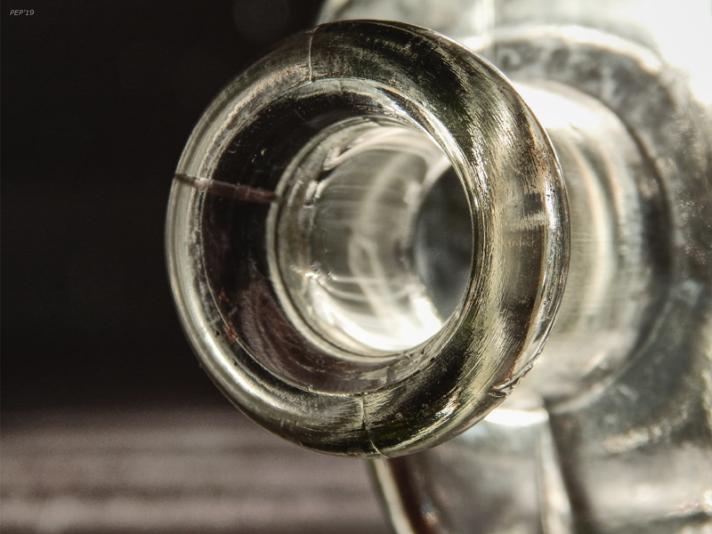Opening of Glass Bottle