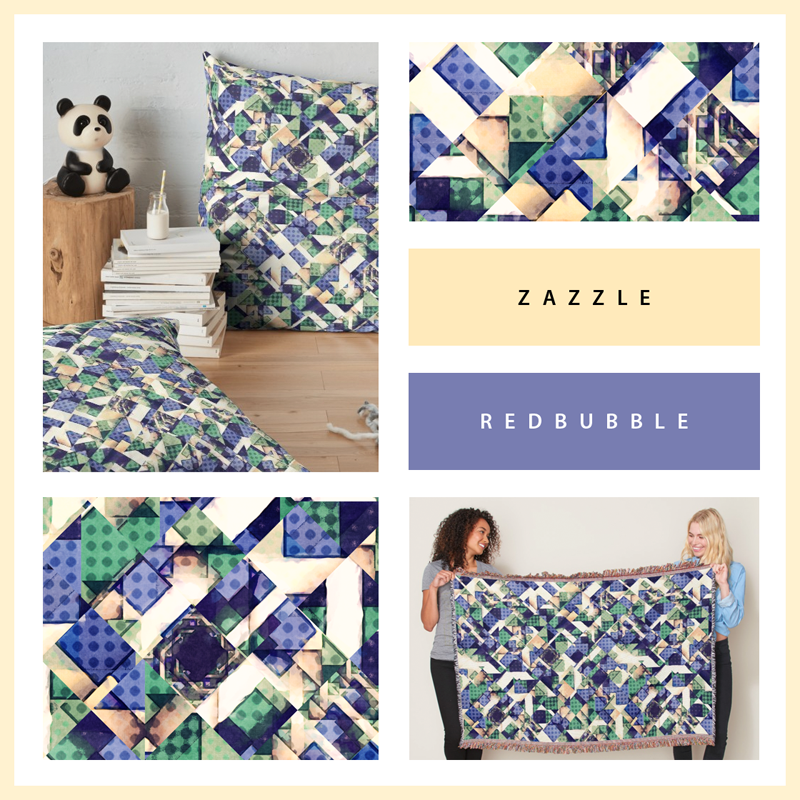 Green And Purple Pattern