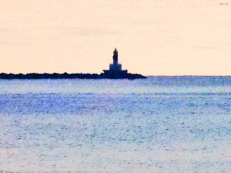 Lighthouse On Lake