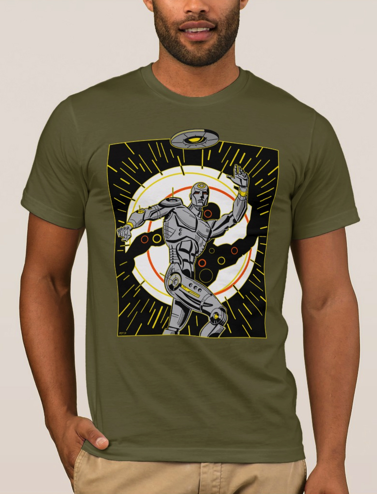 Robot Disc Golf T-shirts