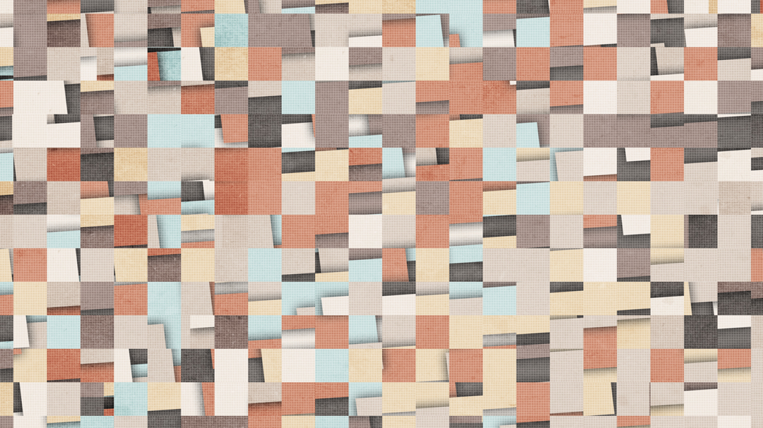Abstract Autumnal Geometric Pattern