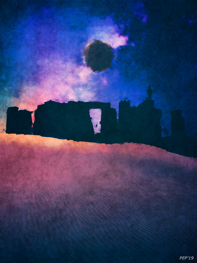Child At Stonehenge