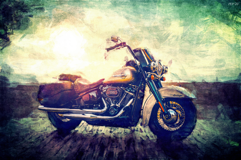 Parked Motorcycle