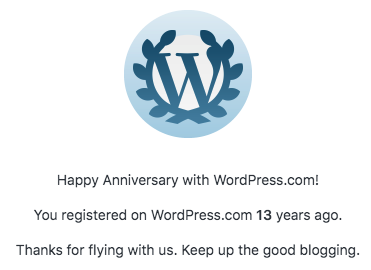13 Years On WordPress
