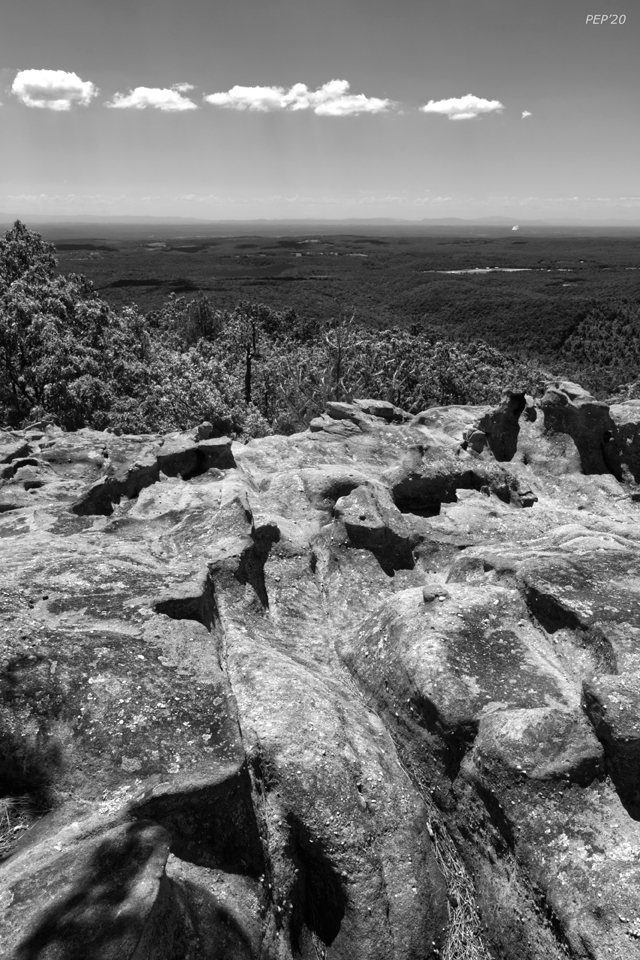 Monotone Black Mountain
