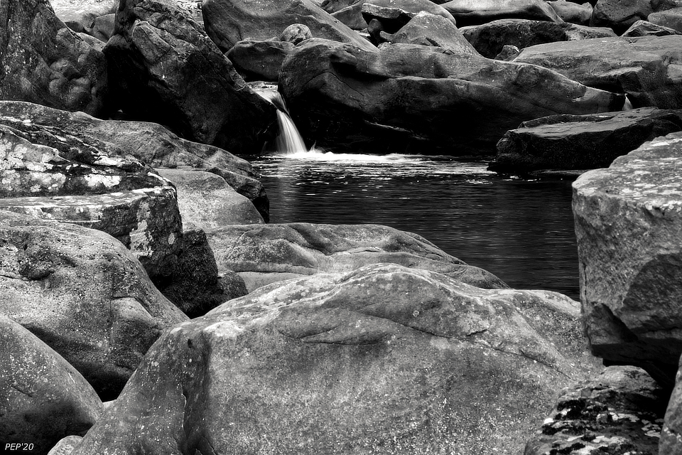 Water Among Rocks