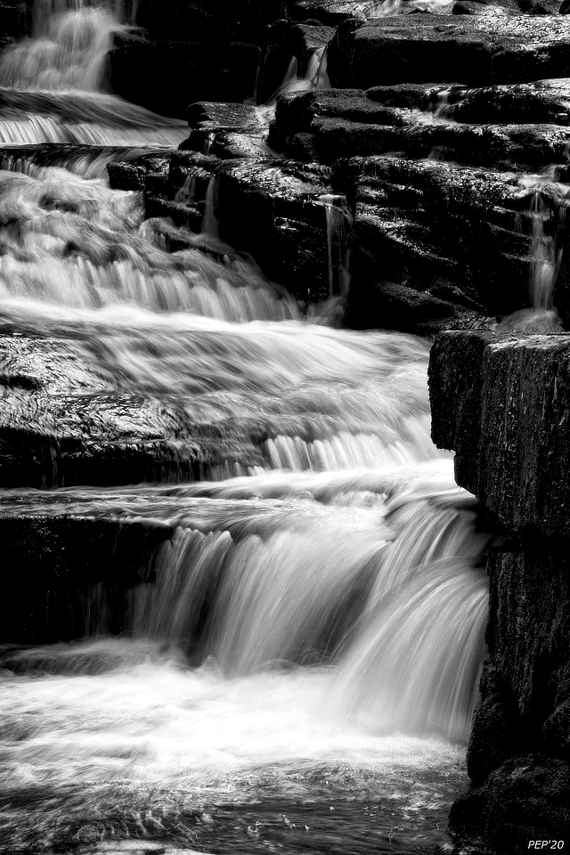 Black And White Cascades