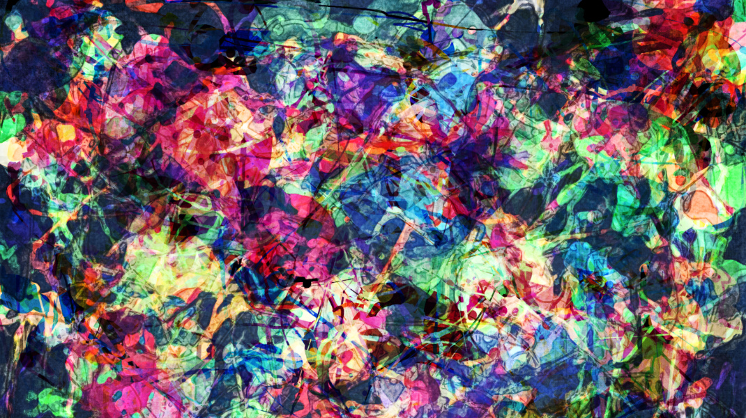 Abstract Splash of Chaos