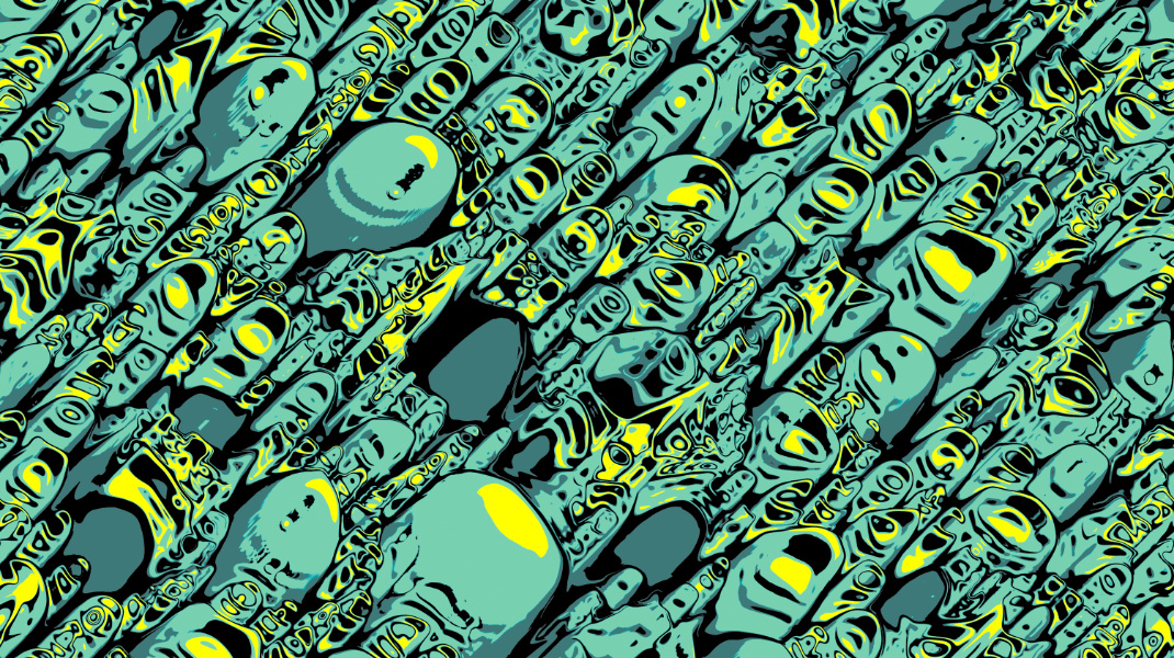 Mostly Green Abstract