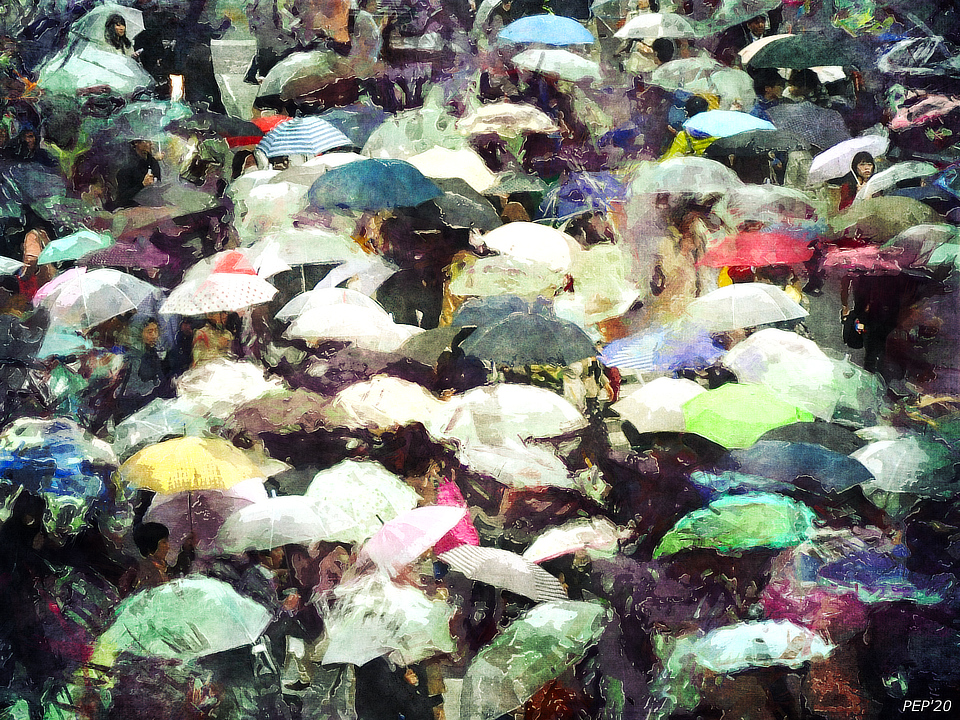 Under Umbrellas