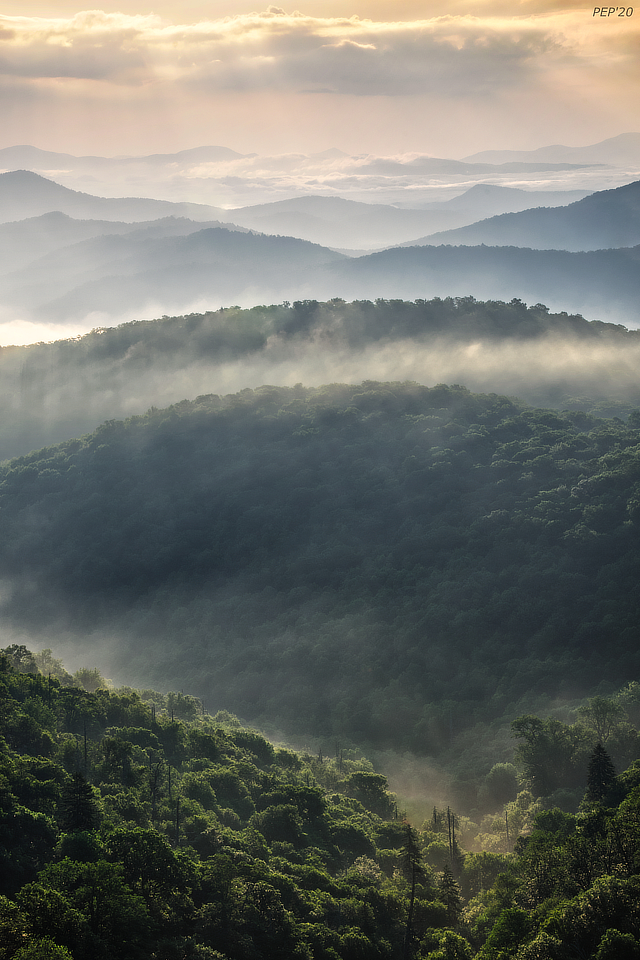 Blue Ridge Mountains Sunrise