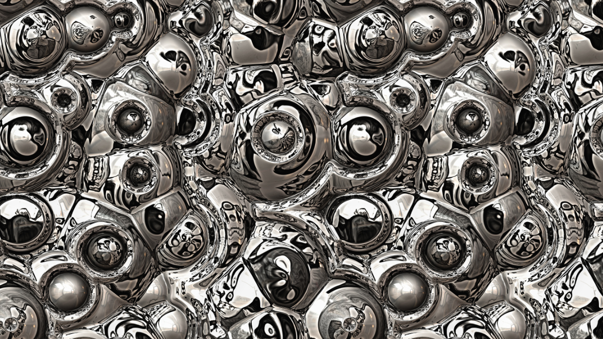 Three Dimensional Skulls Pattern