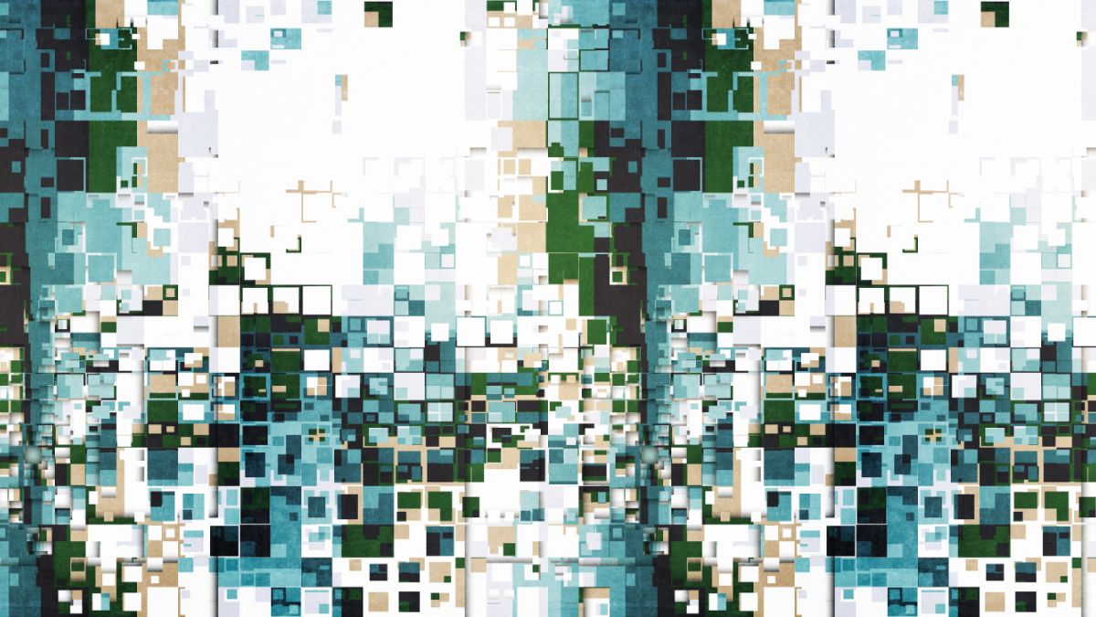 Blue And Green Abstract Pattern