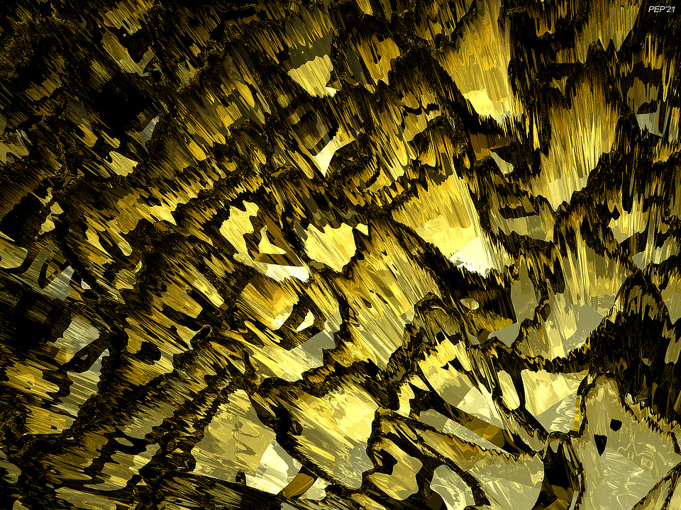 Glowing Golden Fire
