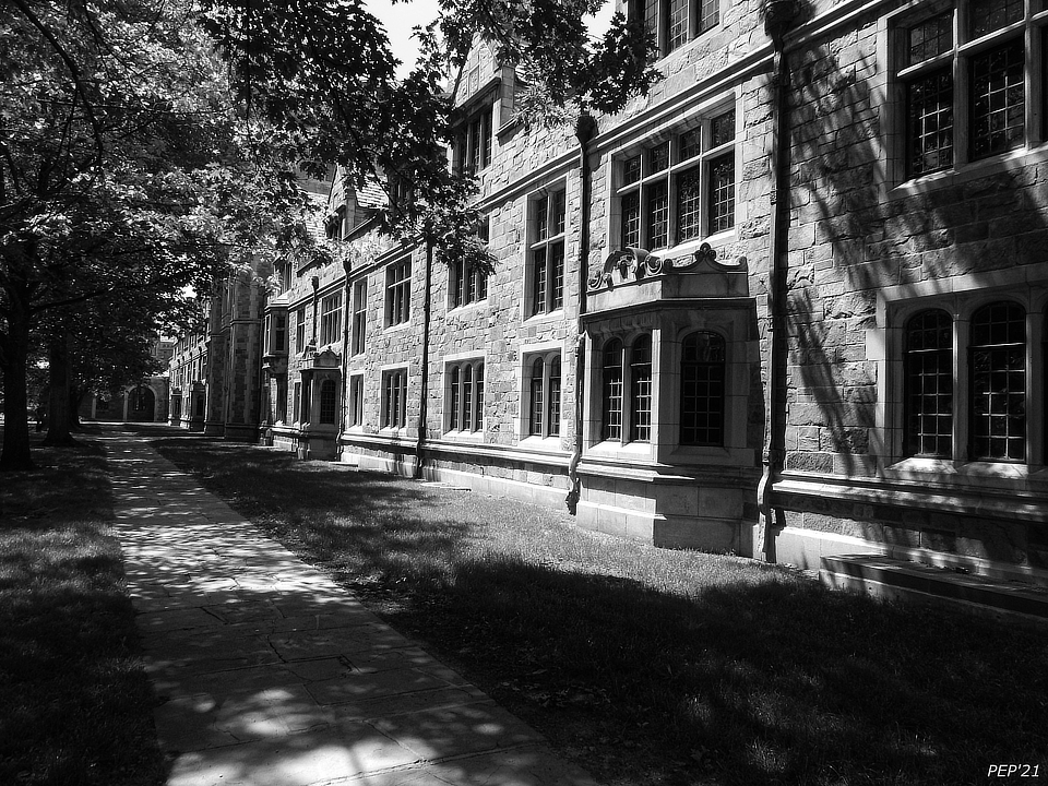 Black And White Buildings