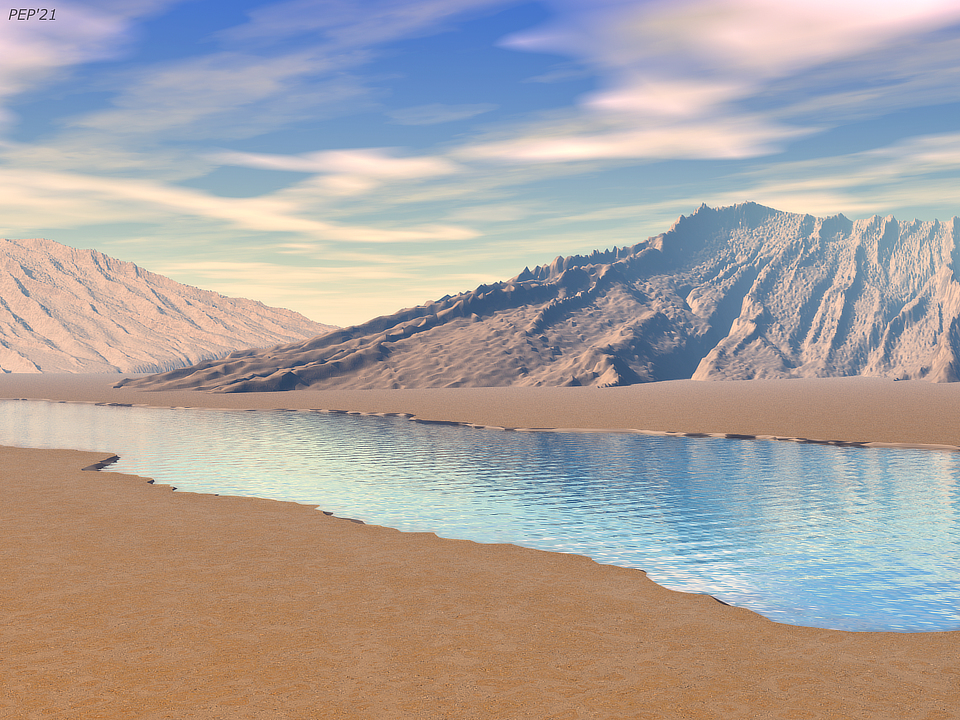 River In Desert