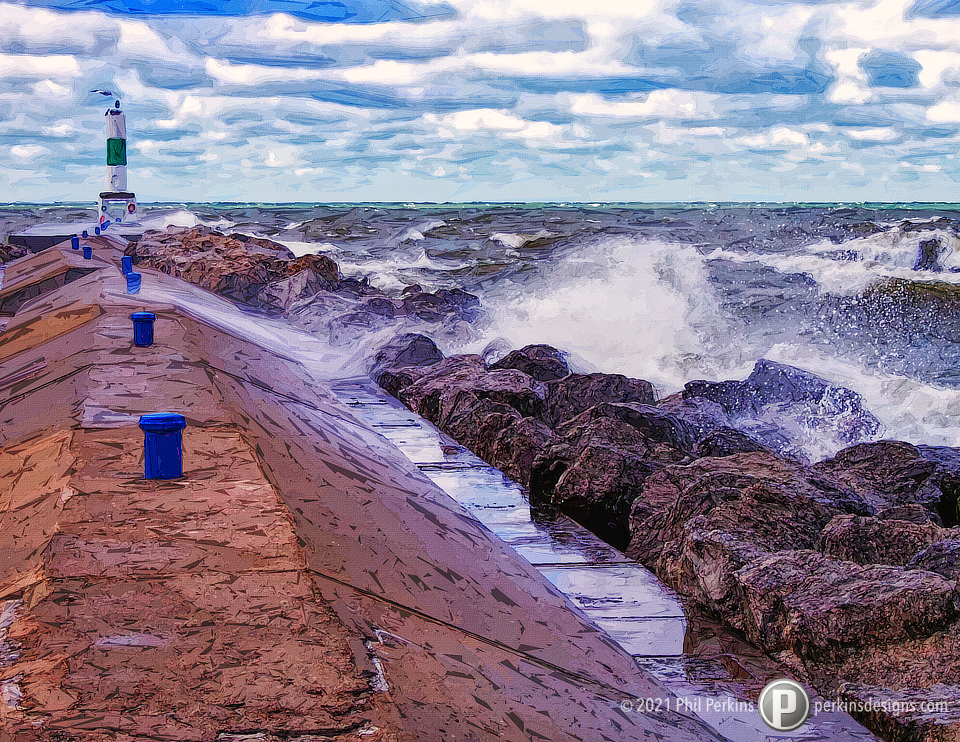 Lake Michigan Pier