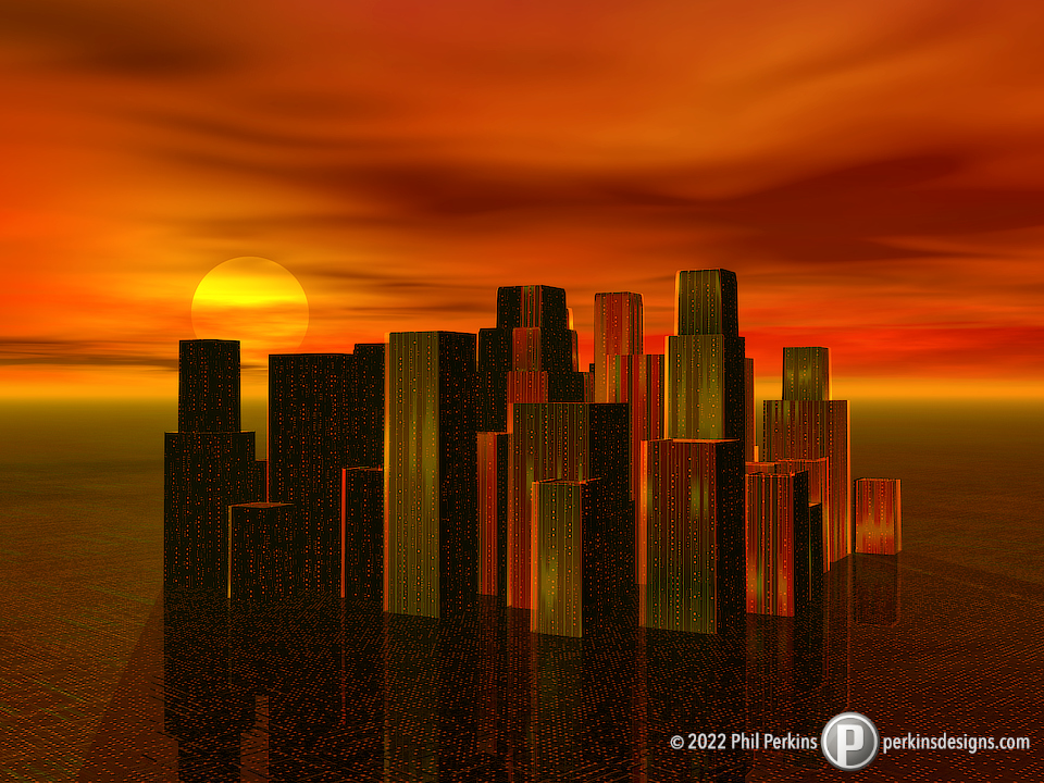 City at Sunset