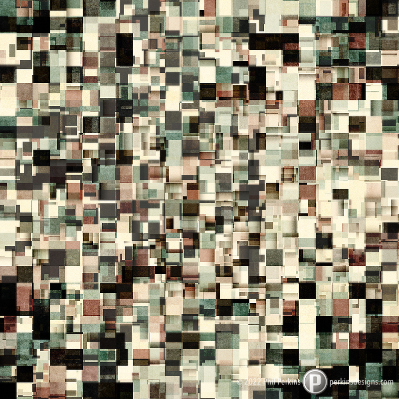Geometric Earth Tones Pattern
