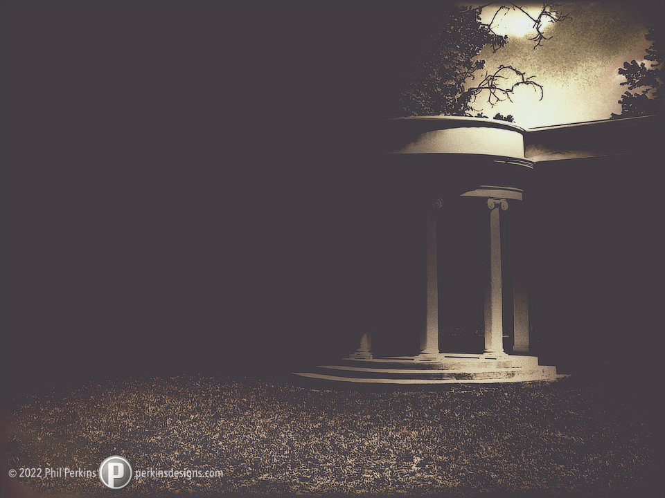 Vintage Structure in Shadows