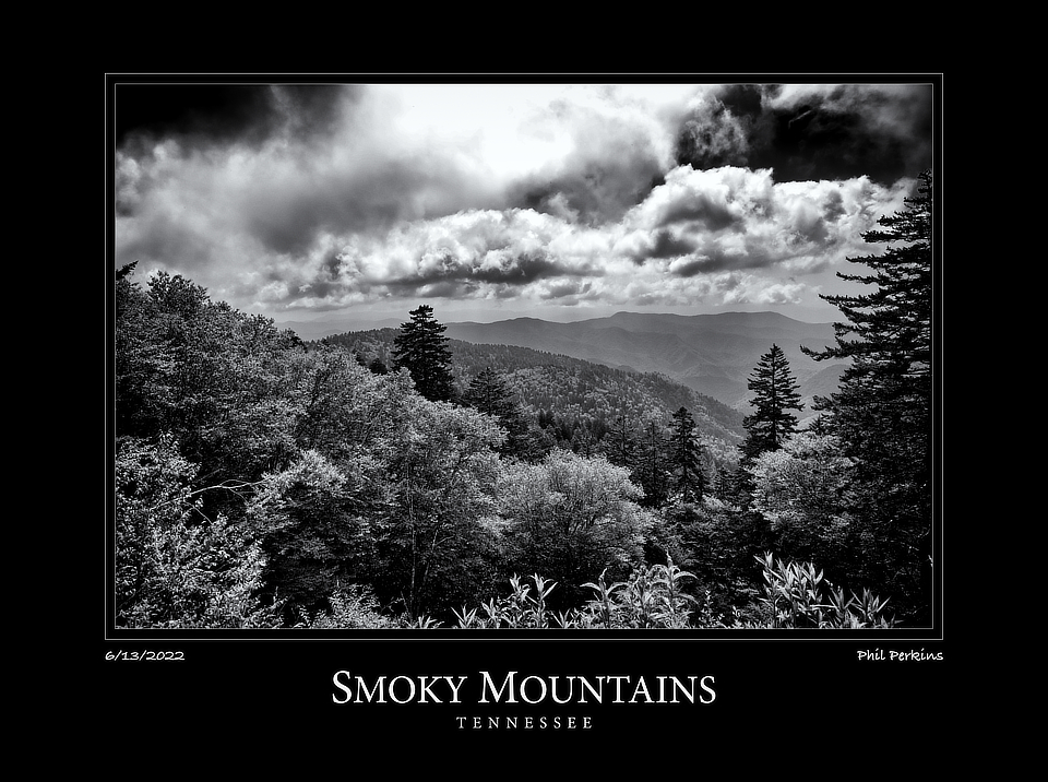 Black and White Smoky Mountains