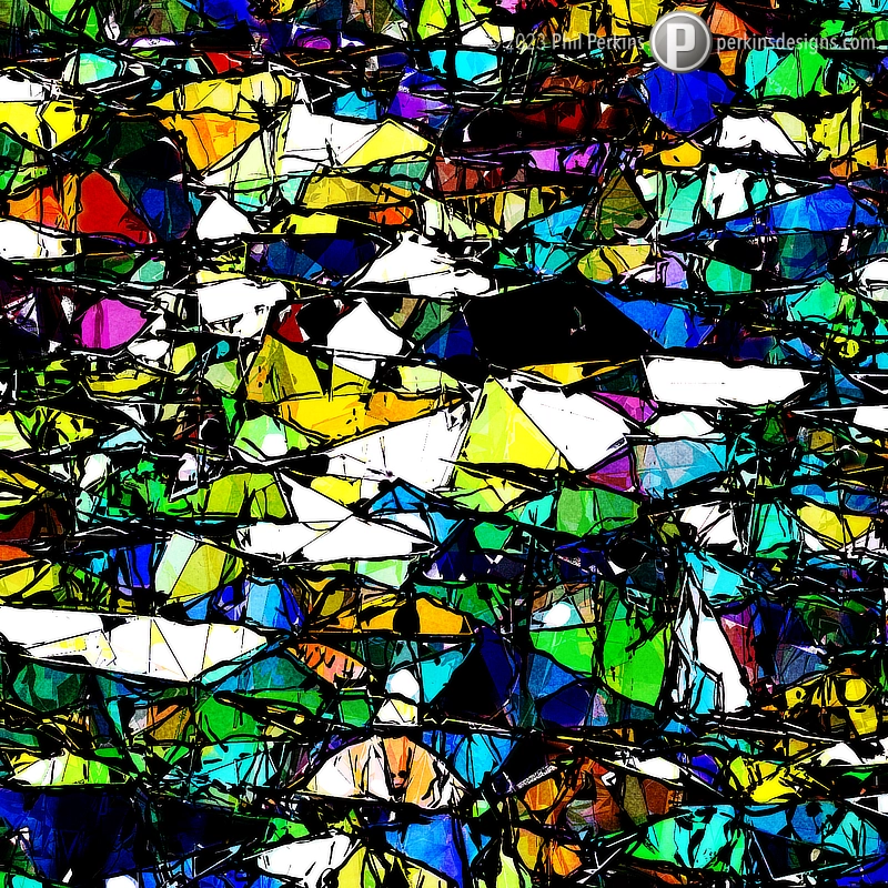 Abstract Stained Glass