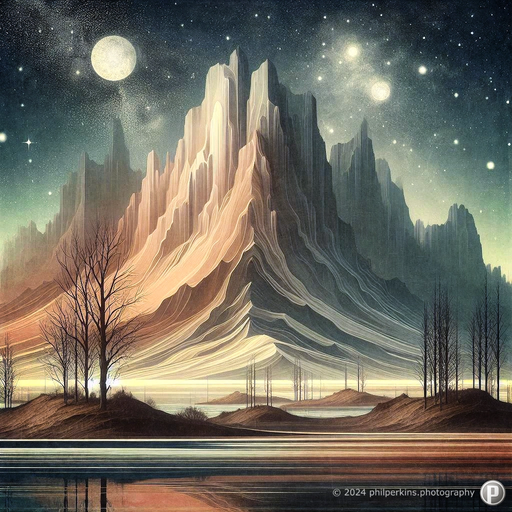 Mountain and Moons