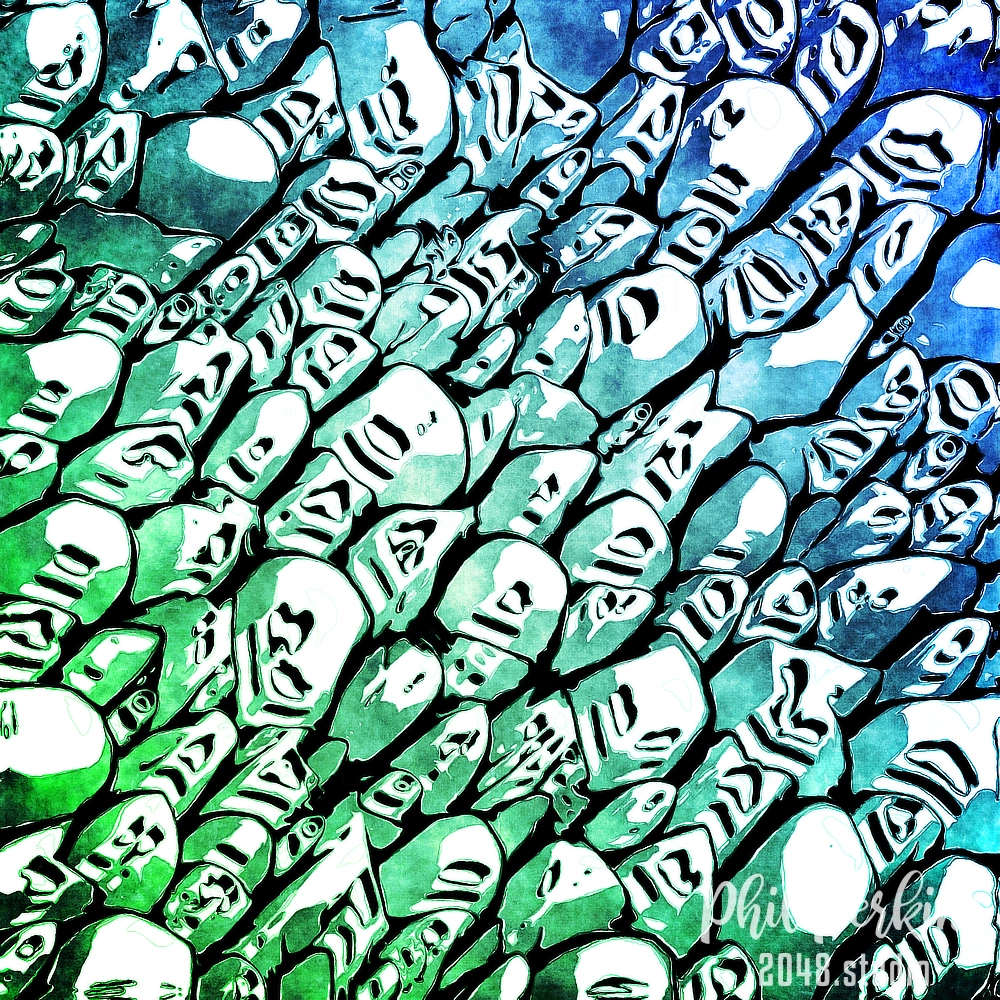 Blue and Green