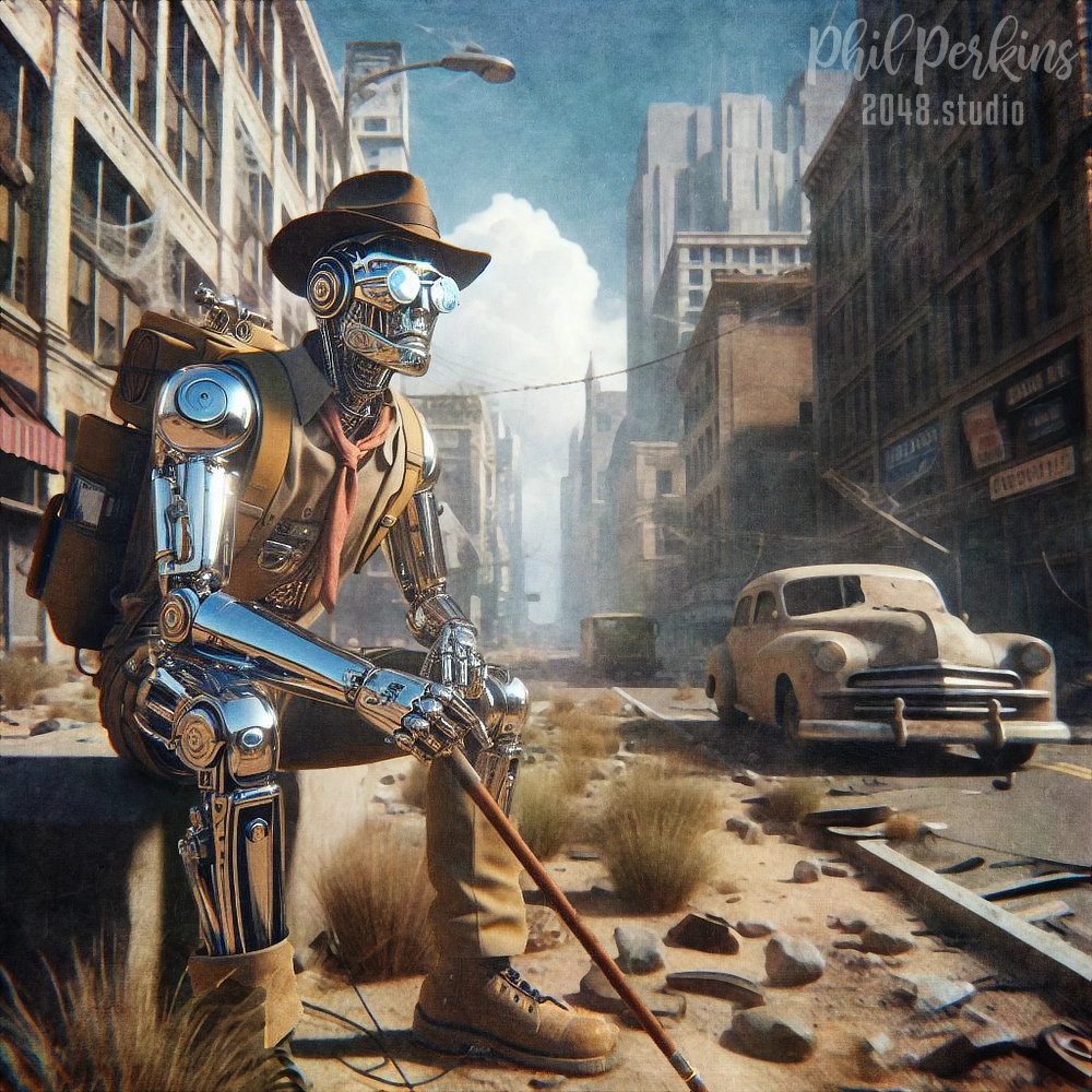 Robot in Ghost Town 2