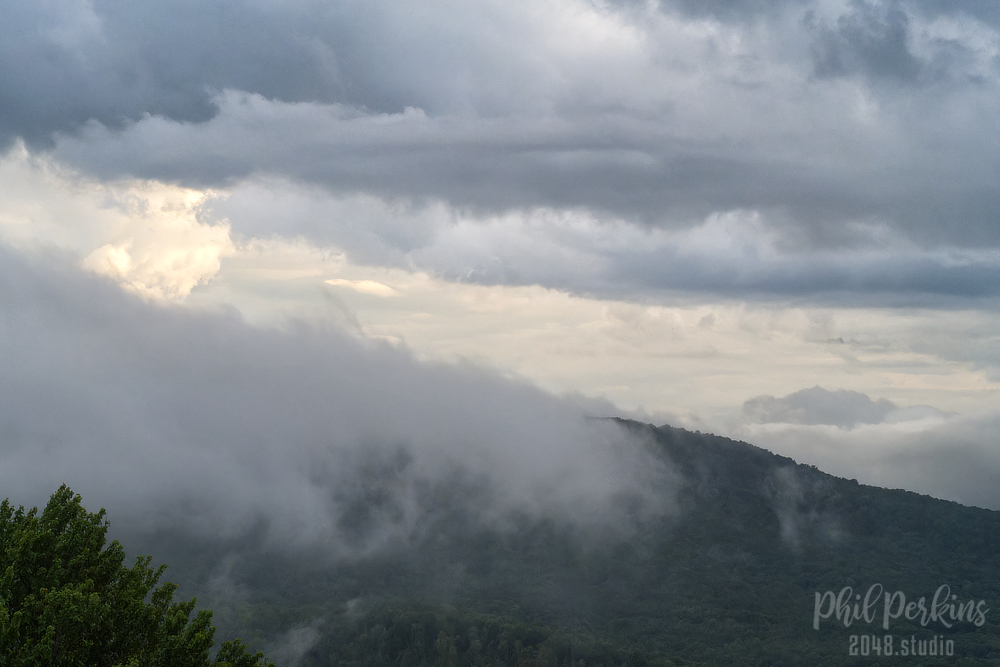 Misty Mountain Landscape