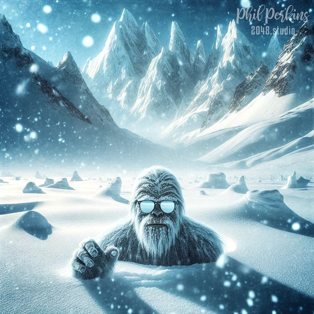 Snowy Mountain Yeti