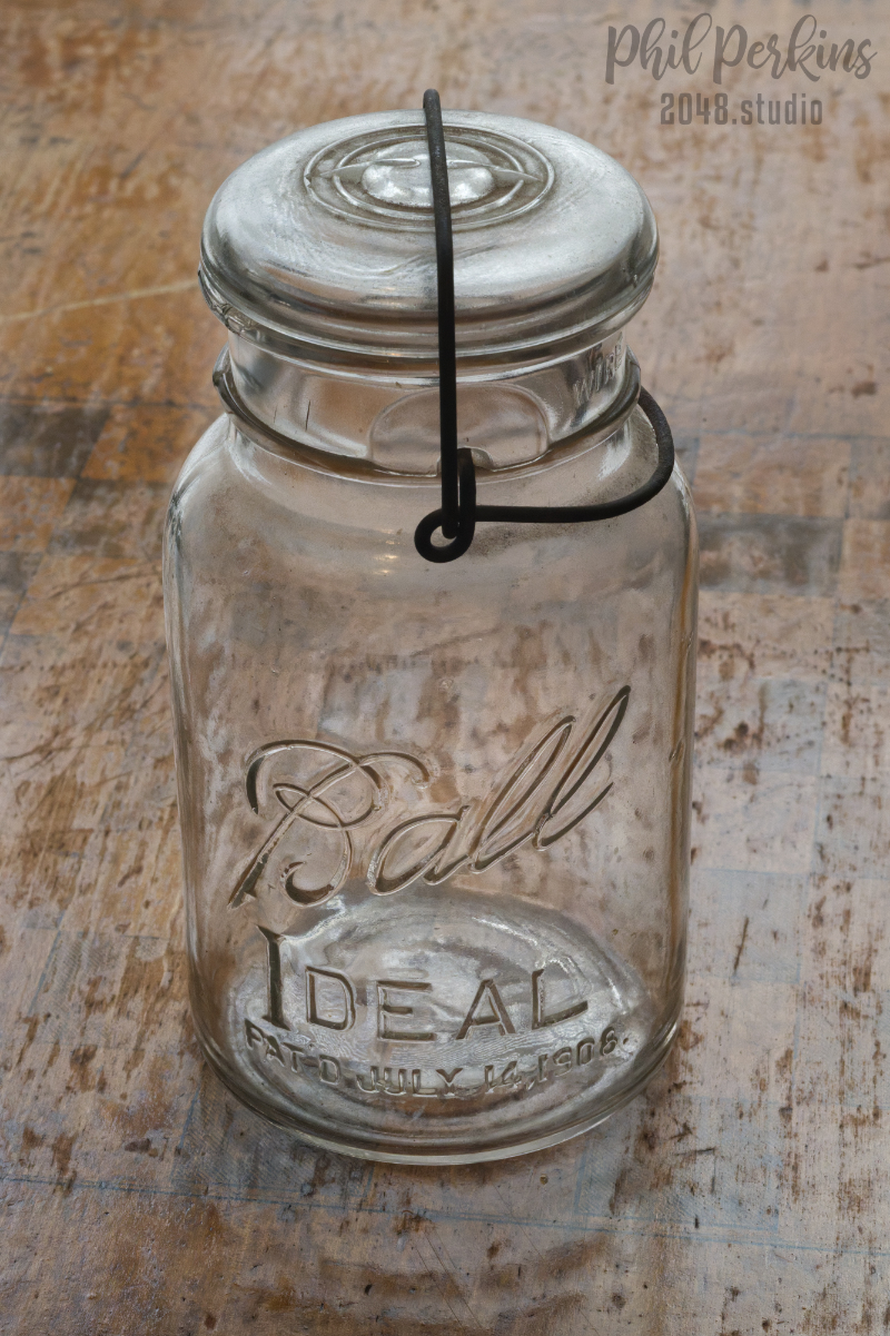 Vintage Glass Jar