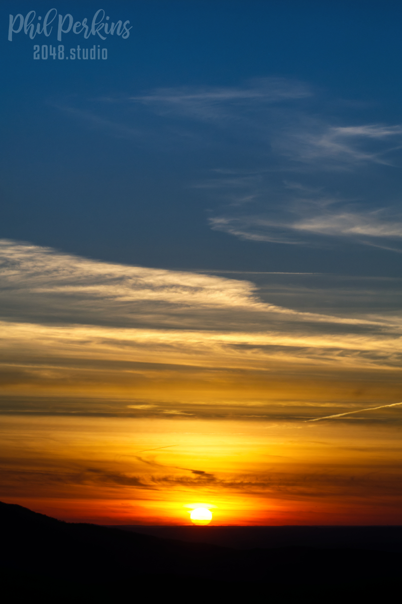 First Sunset of 2026